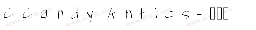 CCandy Antics字体转换